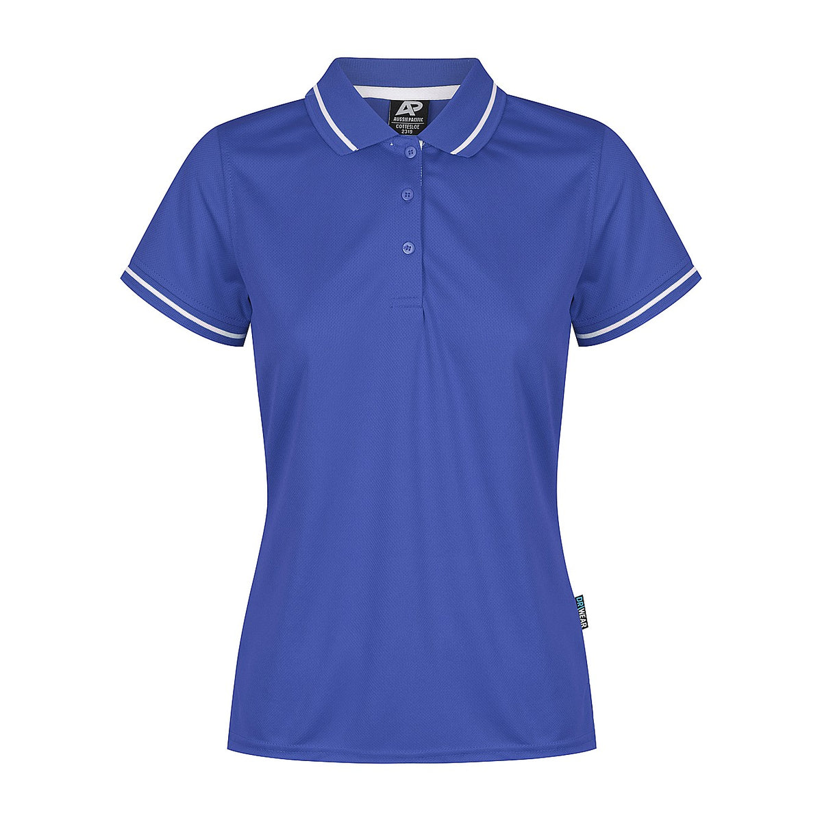 Aussie Pacific Cottesloe Womens Polo 2319 in Royal/White