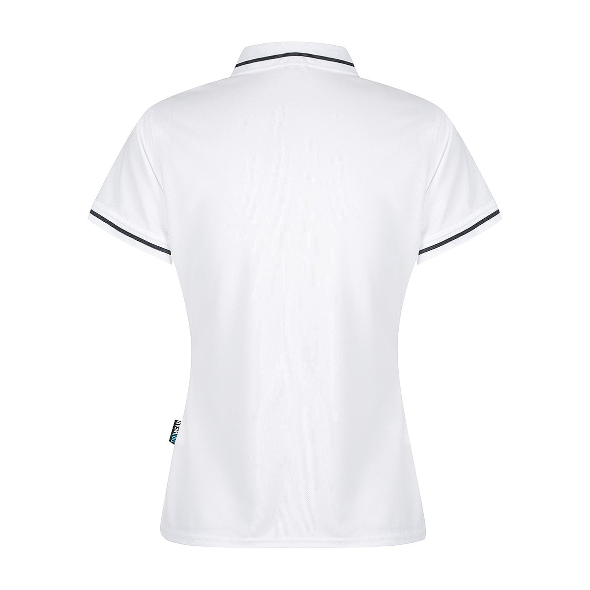 Aussie Pacific Cottesloe Womens Polo 2319 in White/Navy, back view