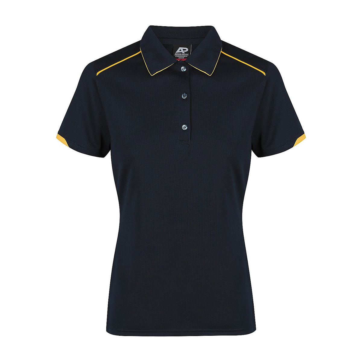 Aussie Pacific Currumbin Womens Polo 2320 in Navy/Gold
