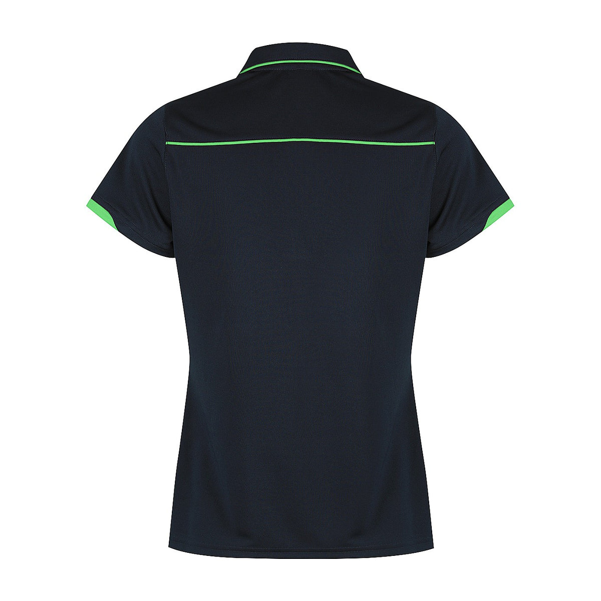 Aussie Pacific Currumbin Womens Polo 2320 in Navy/Kawa Green, back view