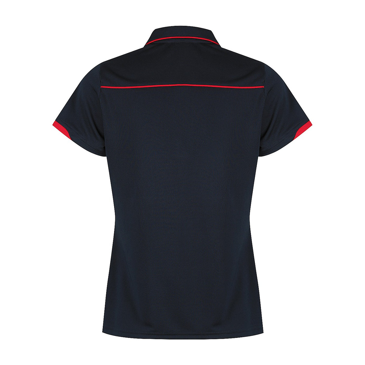 Aussie Pacific Currumbin Womens Polo 2320 in Navy/Red, back view