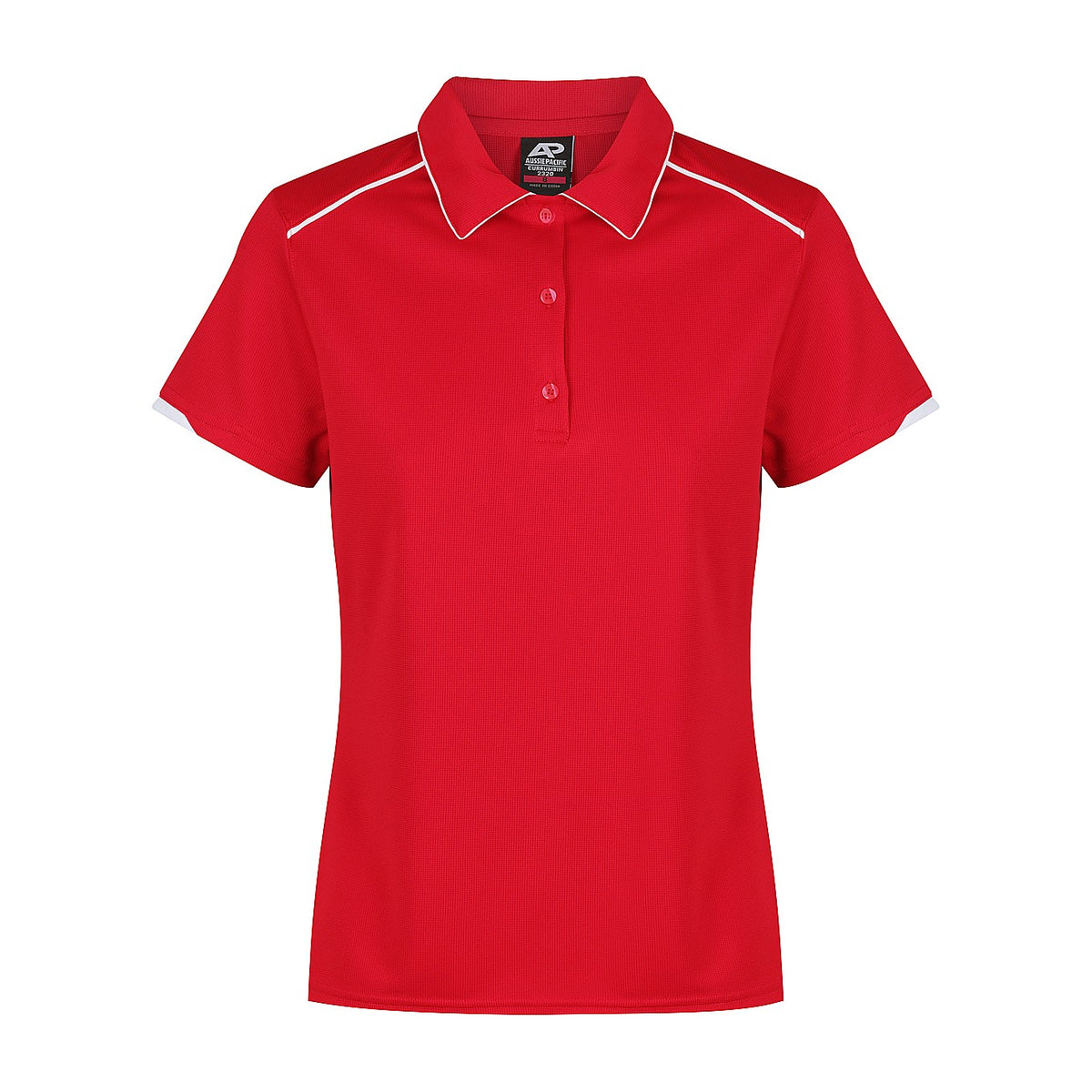 Aussie Pacific Currumbin Womens Polo 2320 in Red/White