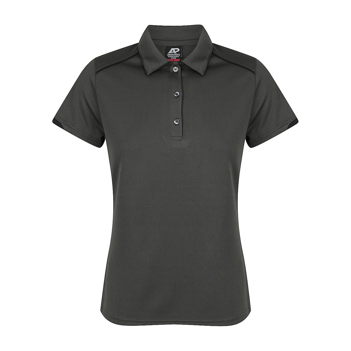 Aussie Pacific Currumbin Womens Polo 2320 in Slate/Black