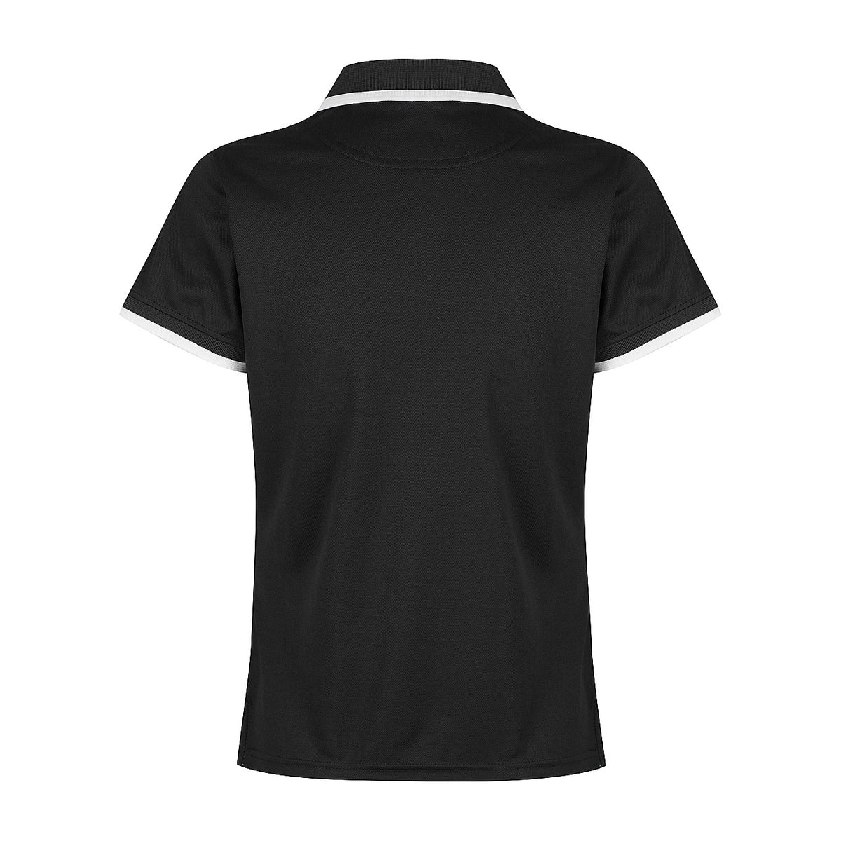 Aussie Pacific Portsea Womens Polo 2321 in Black/White, back view