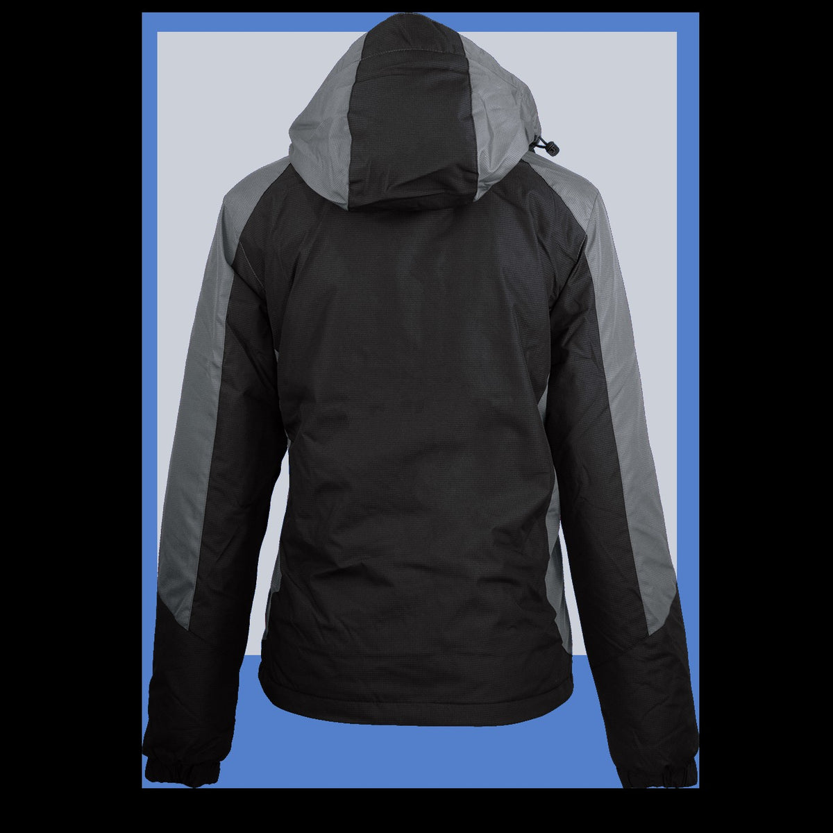 Aussie Pacific Napier Womens Jacket 2518 in Black/Grey, back view