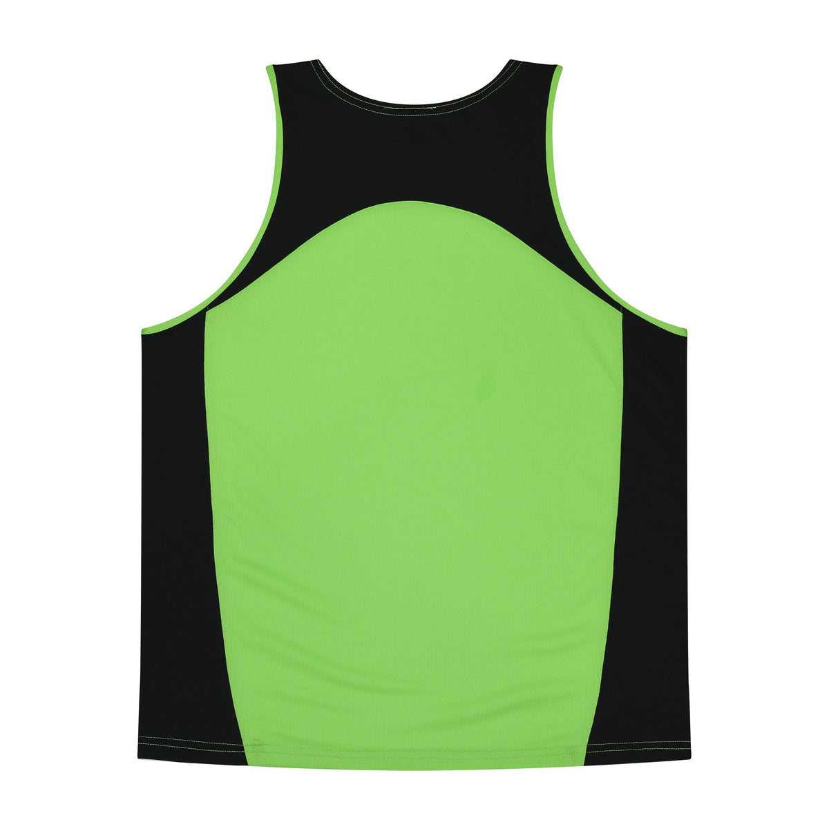 Aussie Pacific Premier Kids Singlet 3101 in Apple/Black, back view