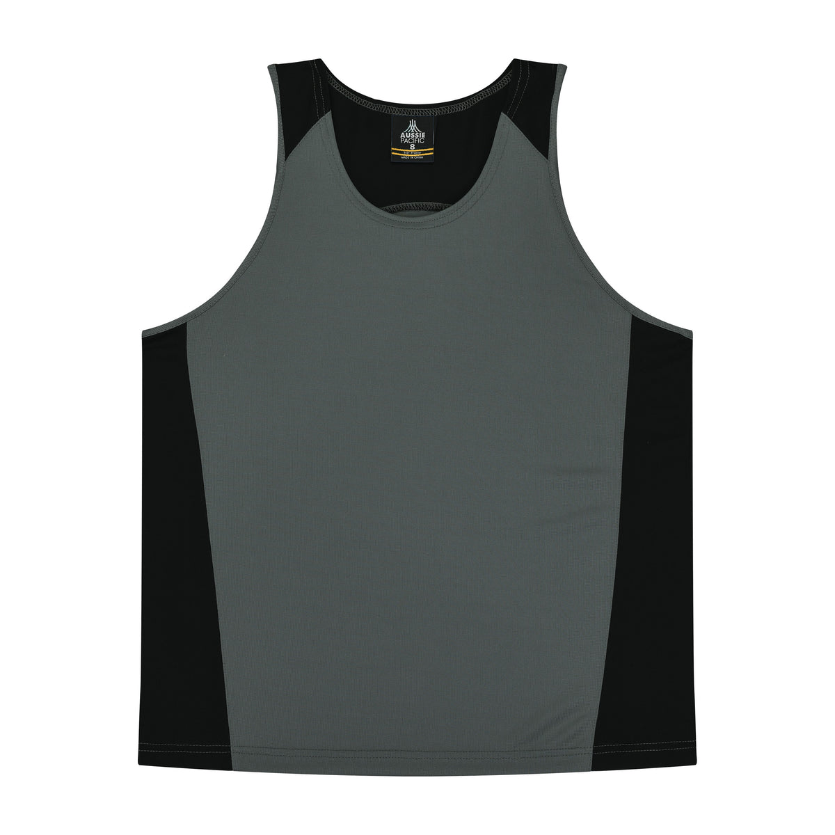Aussie Pacific Premier Kids Singlet 3101 in Ashe/Black