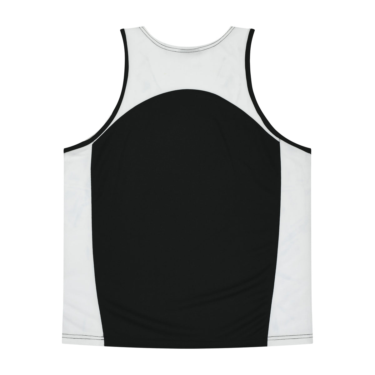 Aussie Pacific Premier Kids Singlet 3101 in Black/White, back view