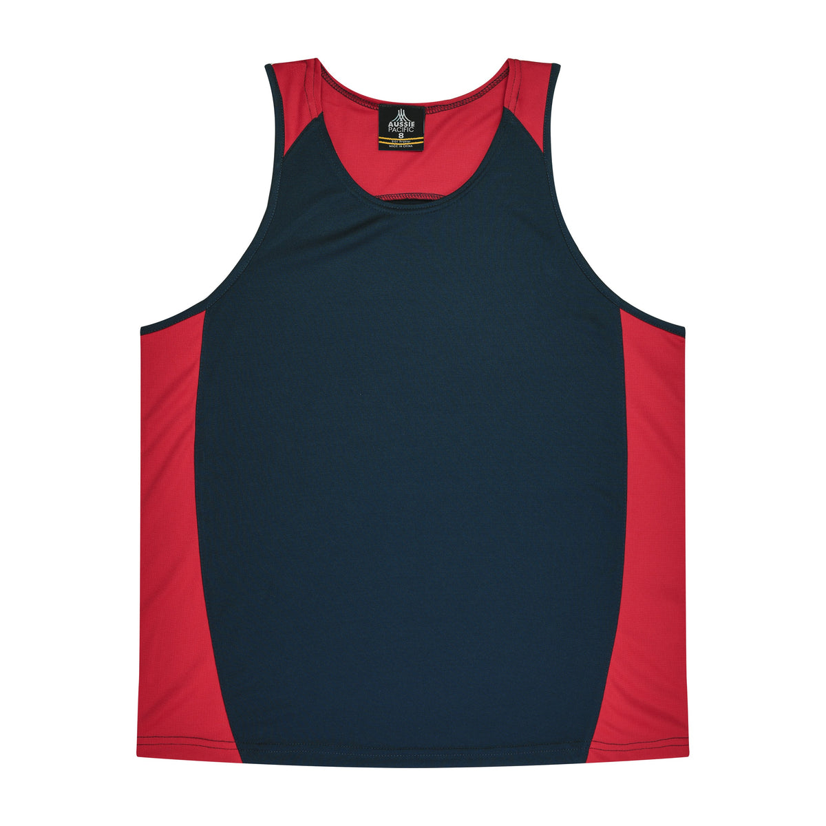 Aussie Pacific Premier Kids Singlet 3101 in Navy/Red