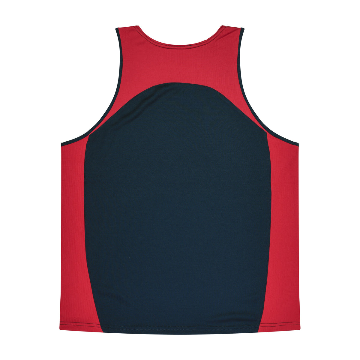 Aussie Pacific Premier Kids Singlet 3101 in Navy/Red, back view