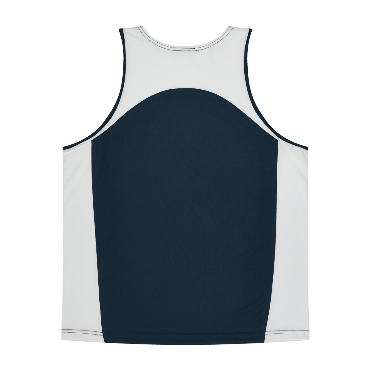 Aussie Pacific Premier Kids Singlet 3101 in Navy/White, back view