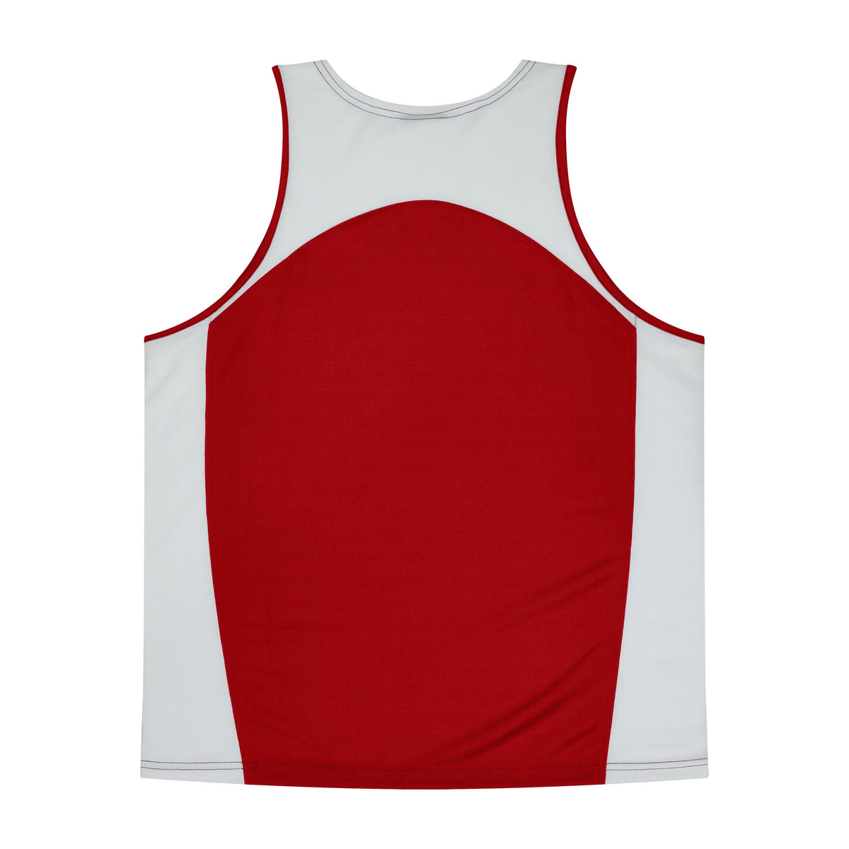 Aussie Pacific Premier Kids Singlet 3101 in Red/White, back view