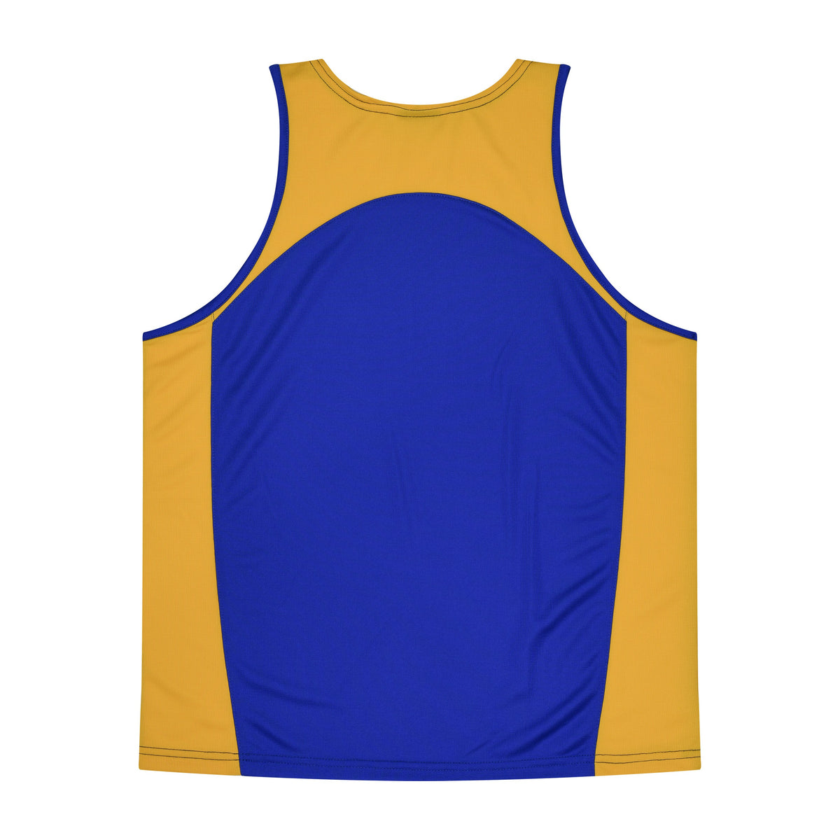 Aussie Pacific Premier Kids Singlet 3101 in Royal/Gold, back view