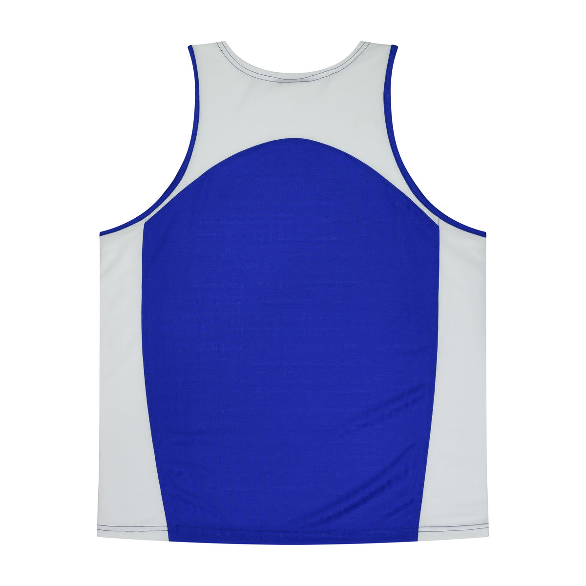 Aussie Pacific Premier Kids Singlet 3101 in Royal/White, back view