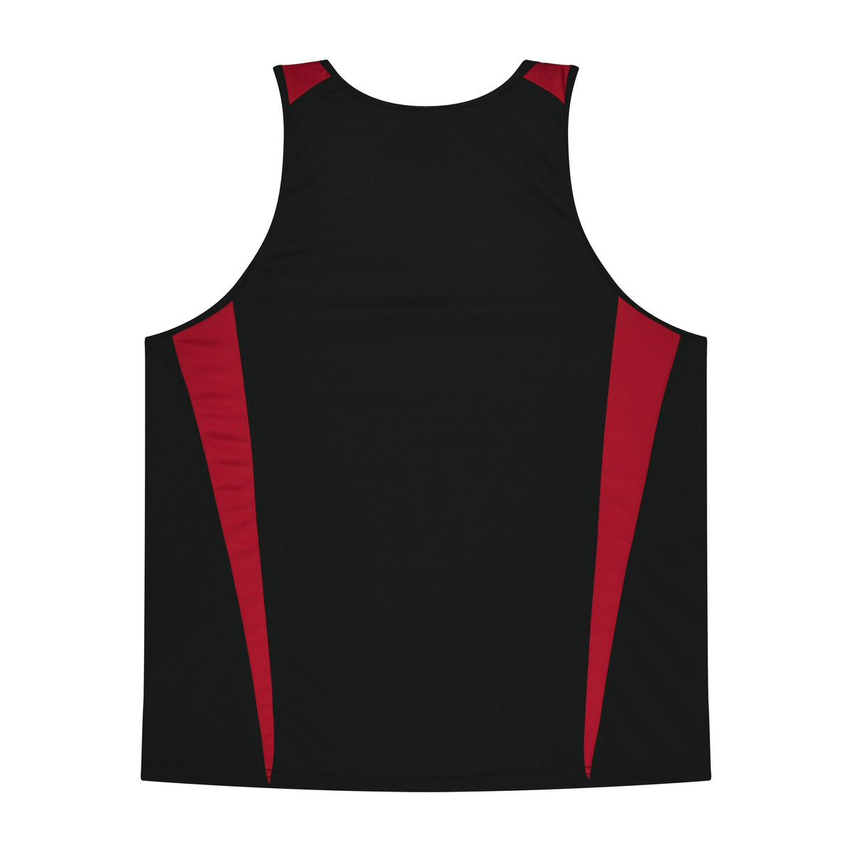 Aussie Pacific Eureka Kids Singlet 3104 in Black/Red, back view