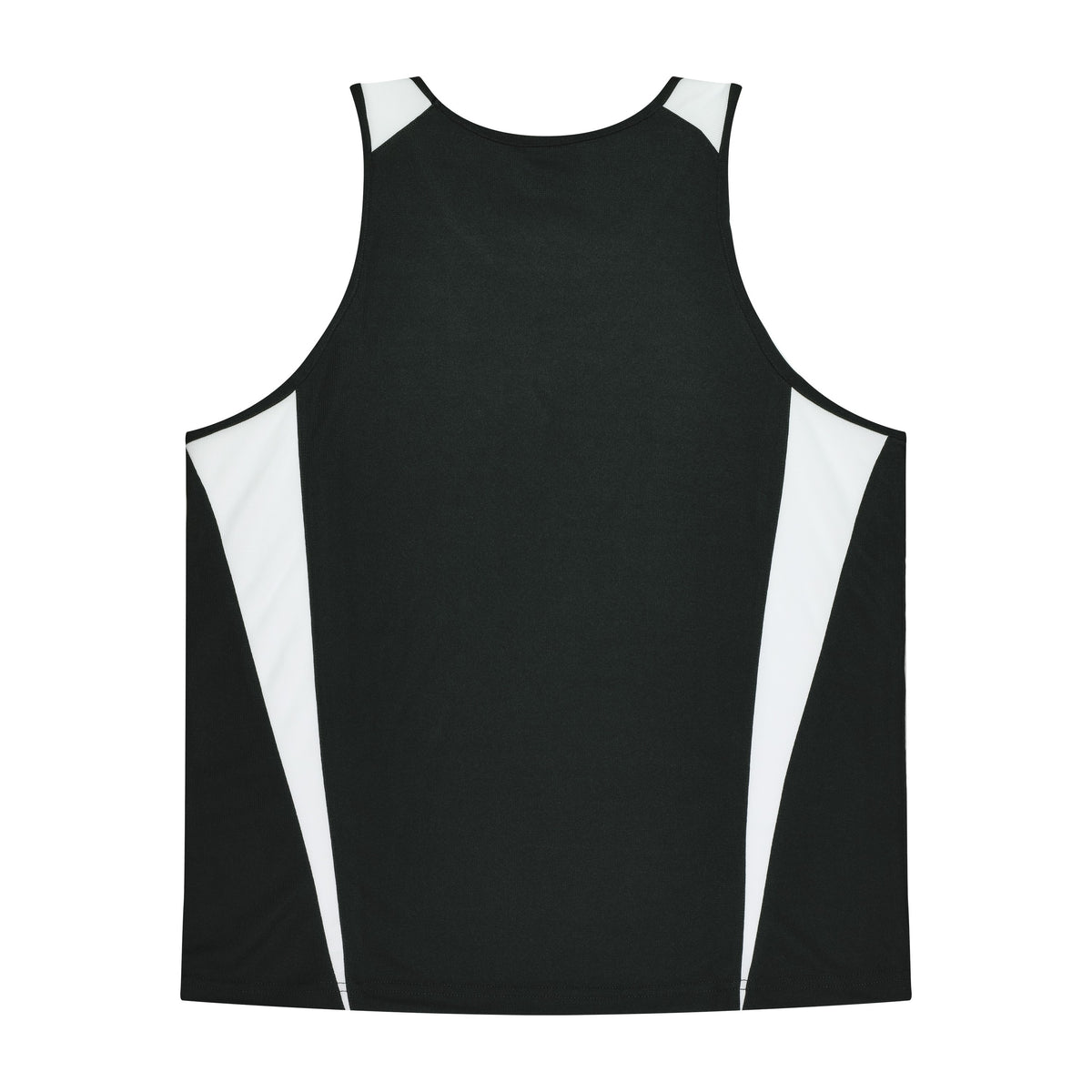 Aussie Pacific Eureka Kids Singlet 3104 in Black/White, back view
