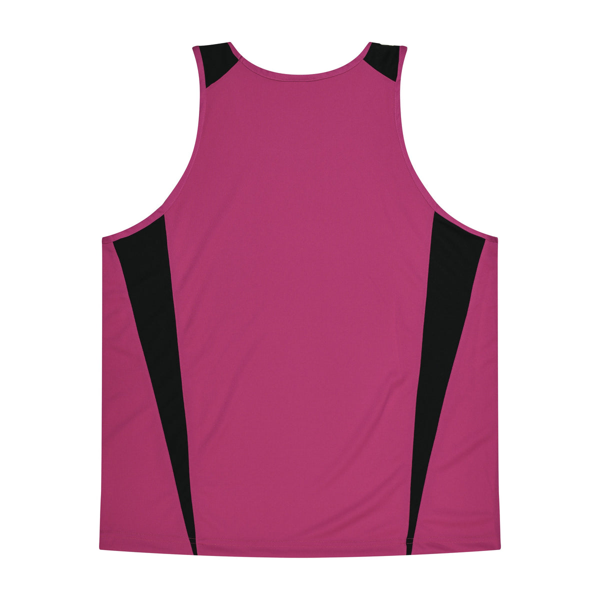 Aussie Pacific Eureka Kids Singlet 3104 in Pink/Black, back view
