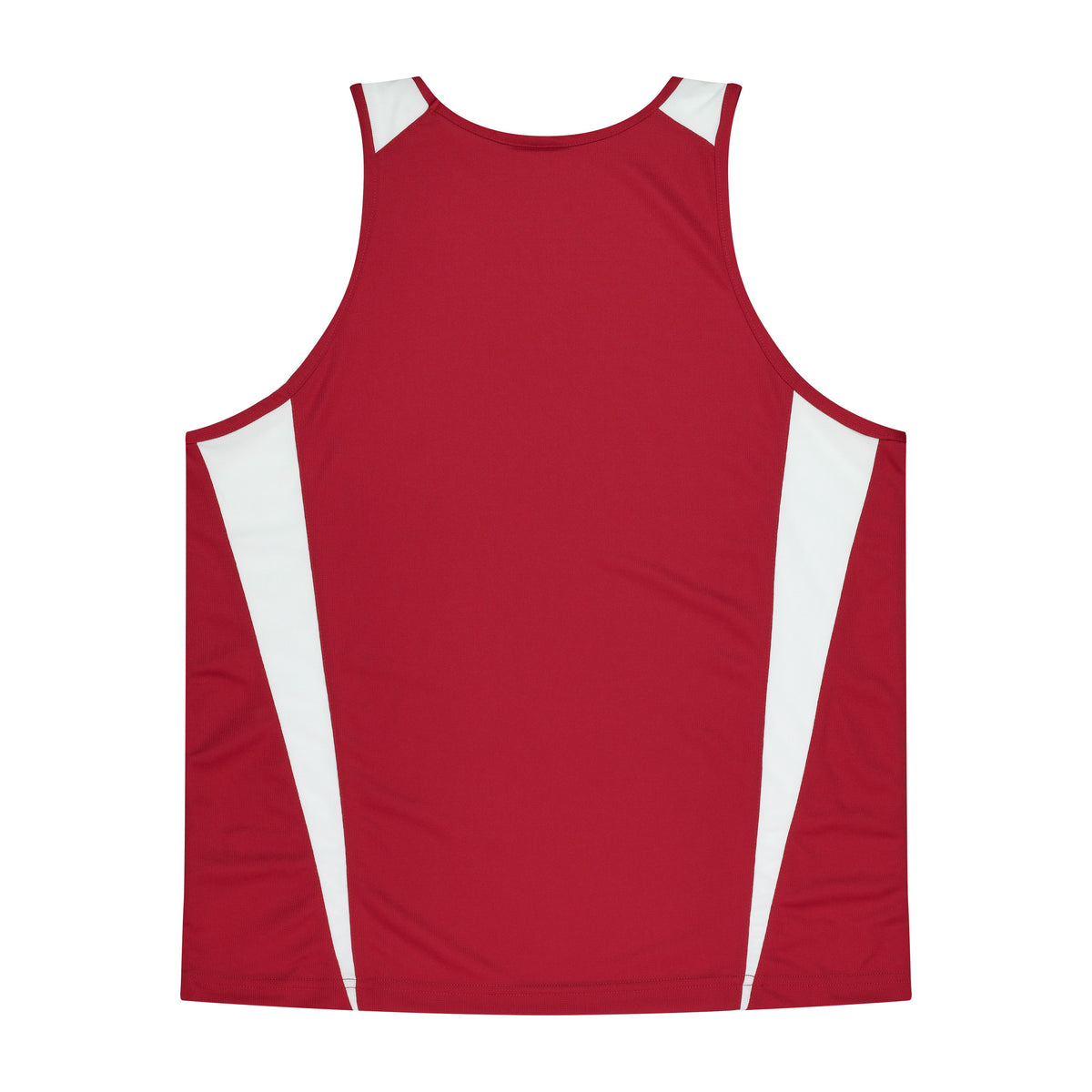 Aussie Pacific Eureka Kids Singlet 3104 in Red/White, back view