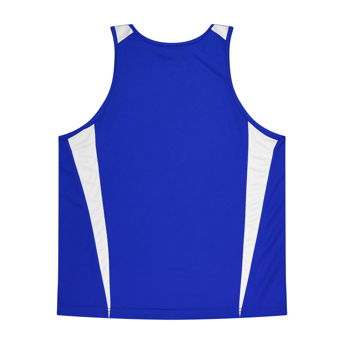Aussie Pacific Eureka Kids Singlet 3104 in Royal/White, back view