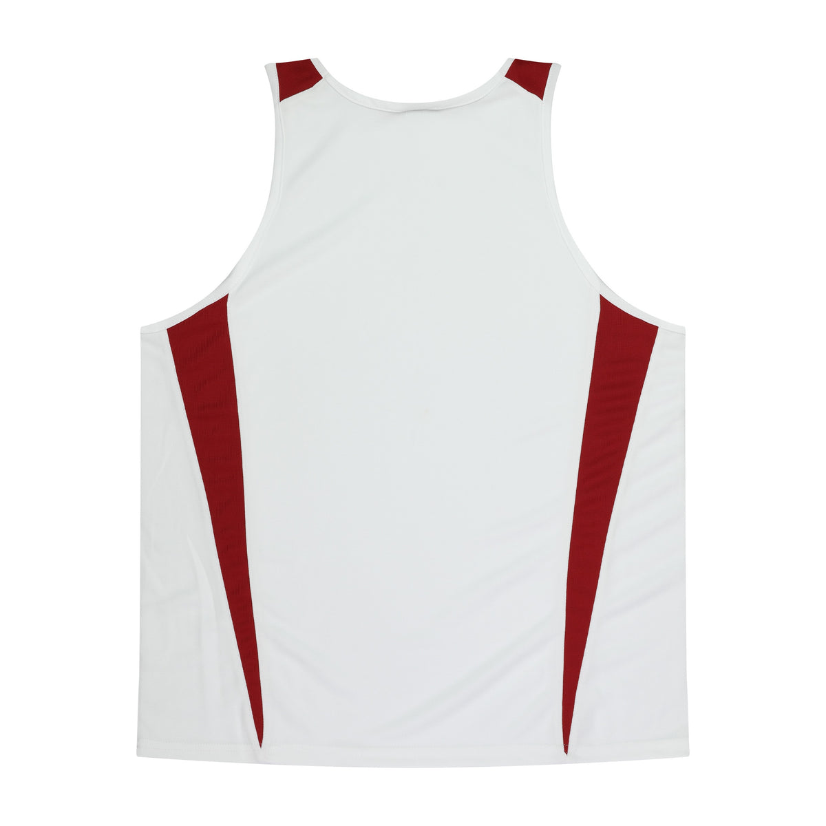 Aussie Pacific Eureka Kids Singlet 3104 in White/Red, back view