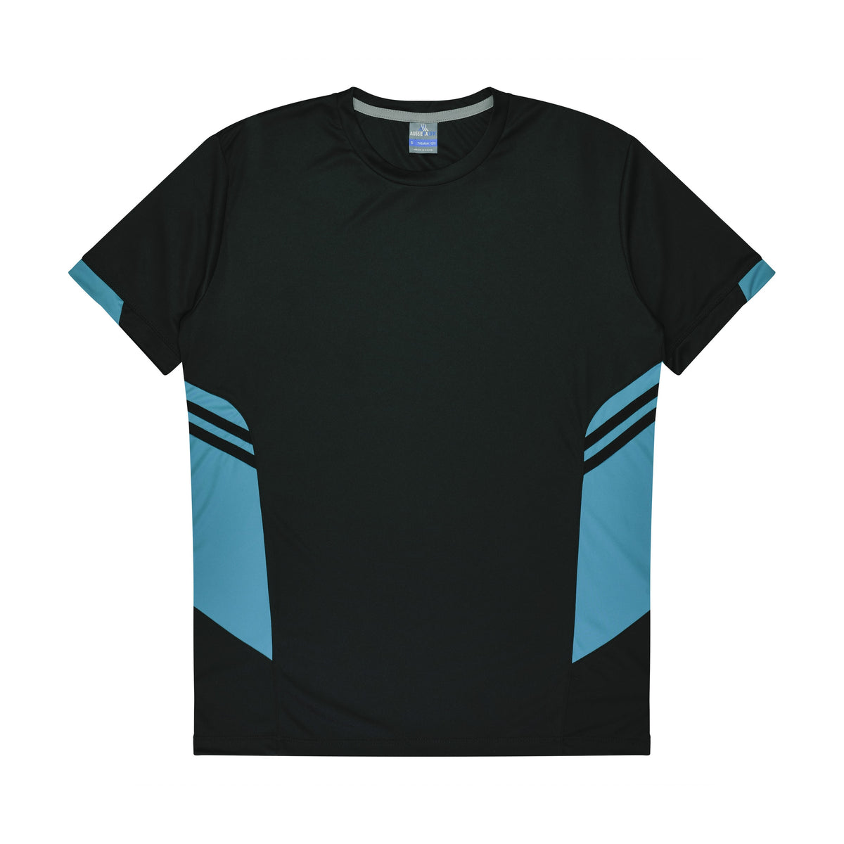 Aussie Pacific Tasman Kids Tee 3211 in Black/Teal