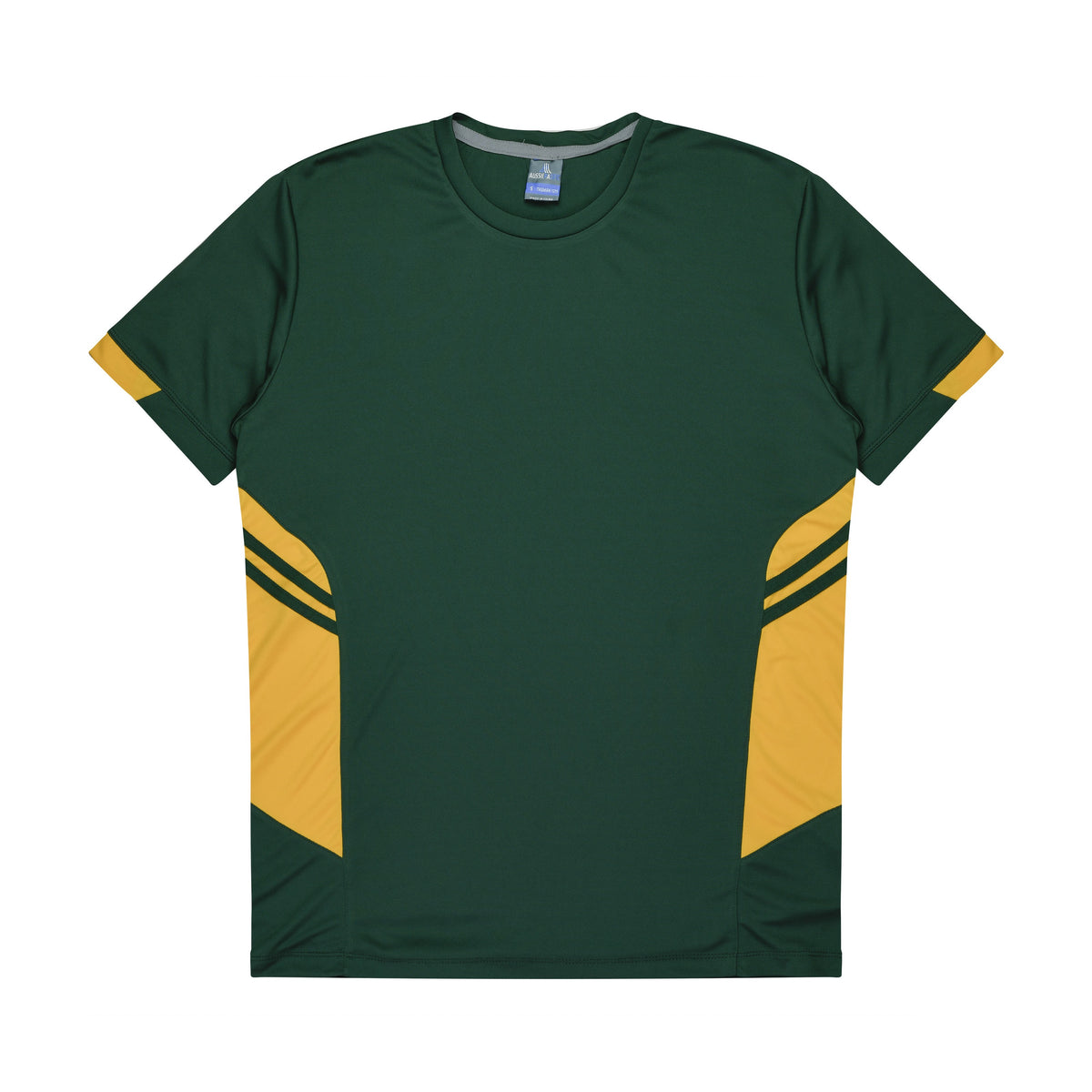 Aussie Pacific Tasman Kids Tee 3211 in Bottle/Gold