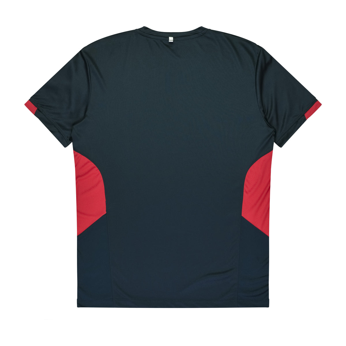 Aussie Pacific Tasman Kids Tee 3211 in Navy/Red, back view