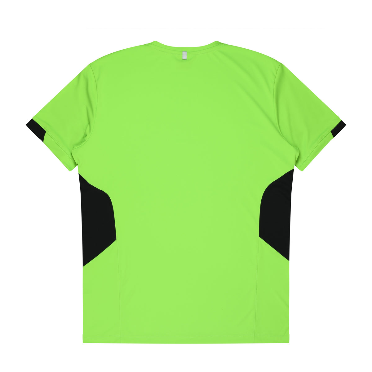 Aussie Pacific Tasman Kids Tee 3211 in Neon Green/Black, back view