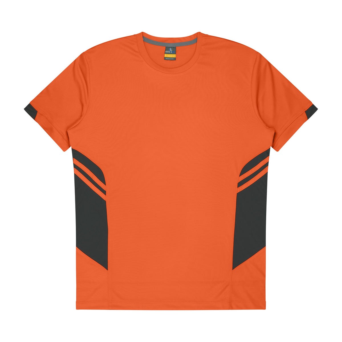 Aussie Pacific Tasman Kids Tee 3211 in Neon Orange/Slate