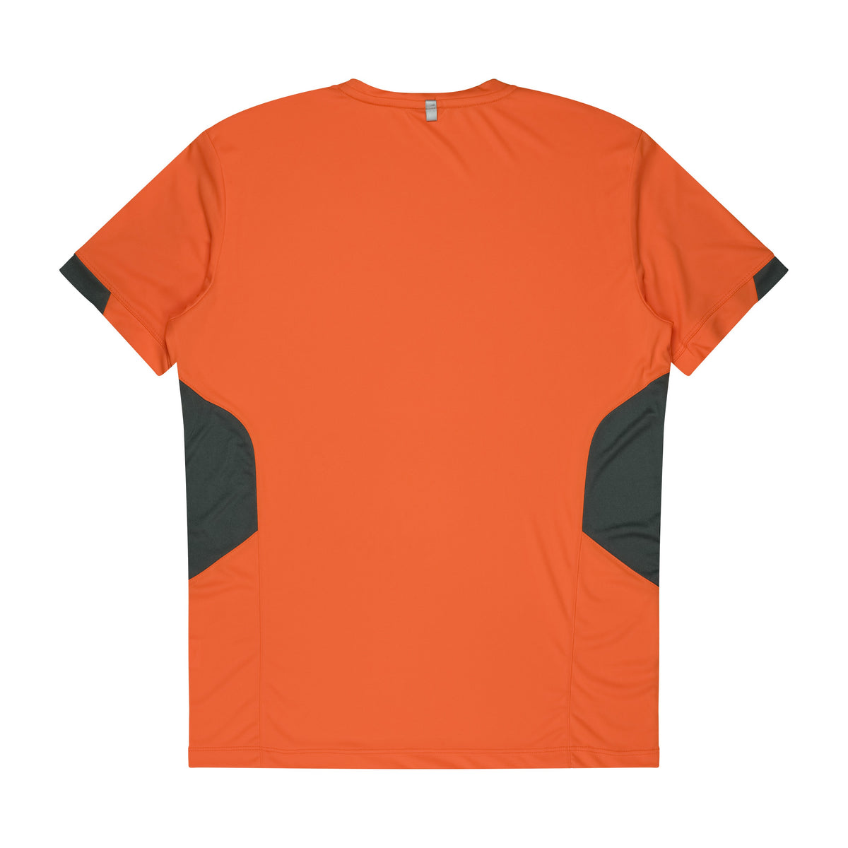 Aussie Pacific Tasman Kids Tee 3211 in Neon Orange/Slate, back view