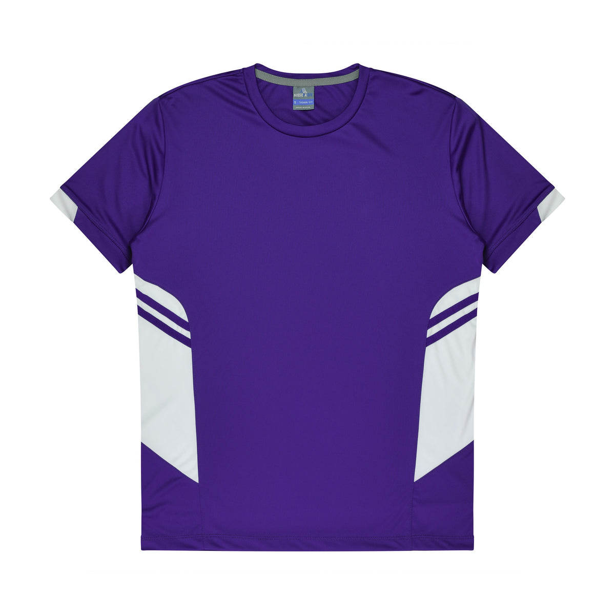 Aussie Pacific Tasman Kids Tee 3211 in Purple/White