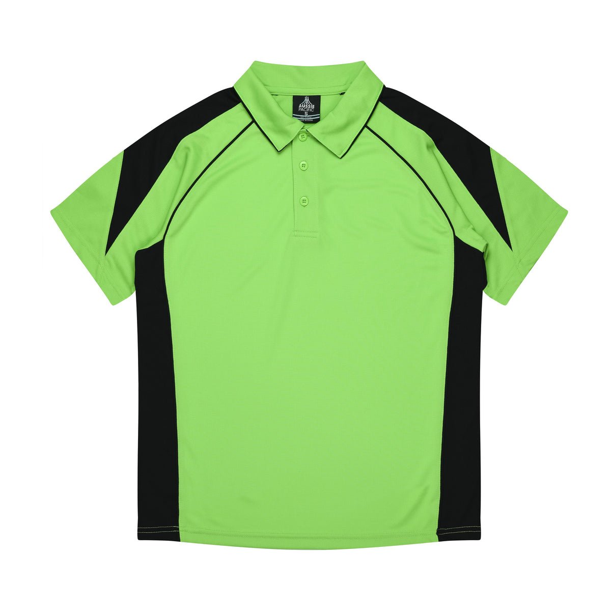 Aussie Pacific Premier Kids Polo 3301 in Apple/Black