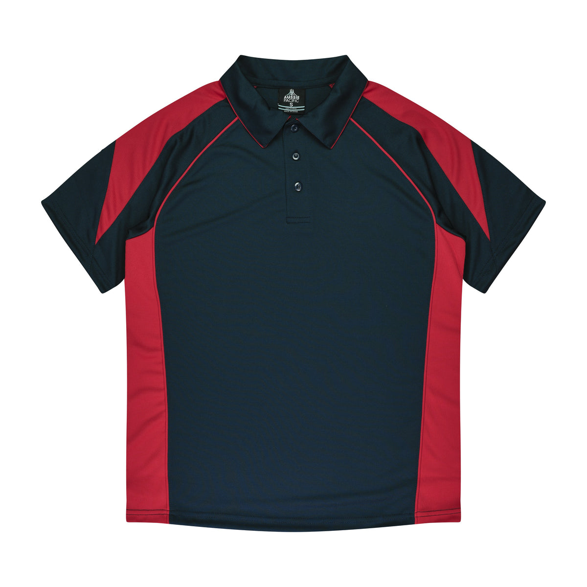 Aussie Pacific Premier Kids Polo 3301 in Navy/Red