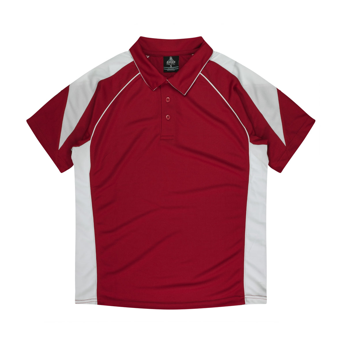 Aussie Pacific Premier Kids Polo 3301 in Red/White