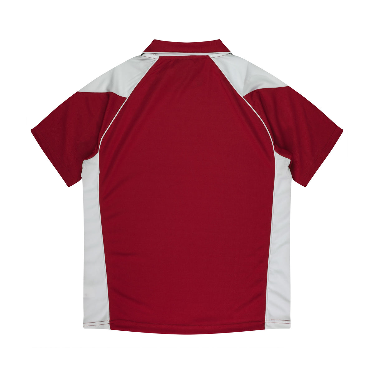 Aussie Pacific Premier Kids Polo 3301 in Red/White, back view