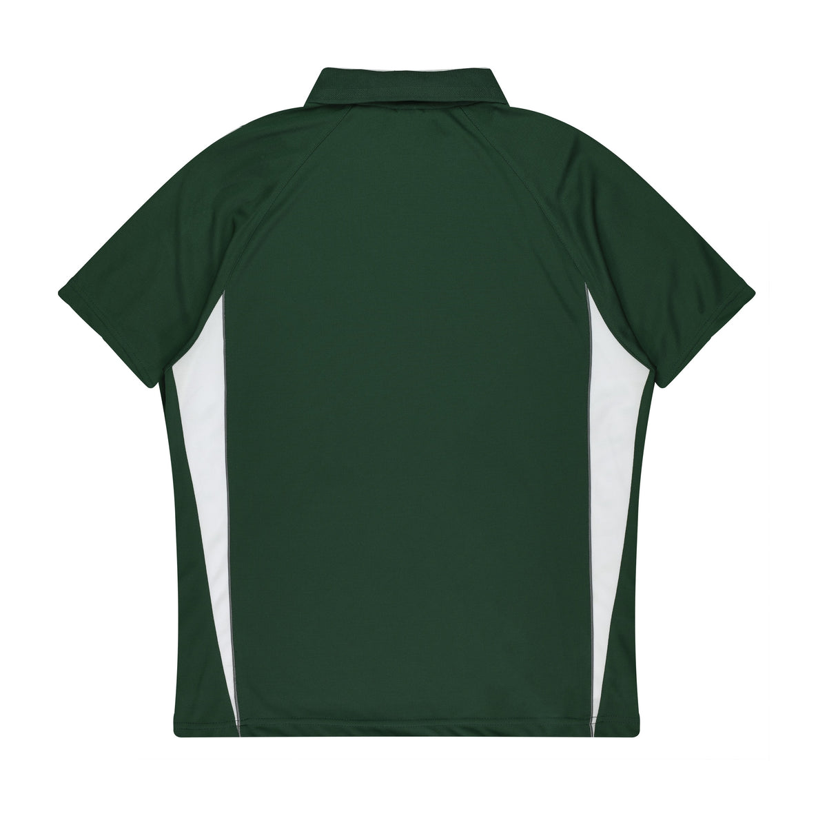 Aussie Pacific Eureka Kids Polo 3304 in Bottle/White, back view