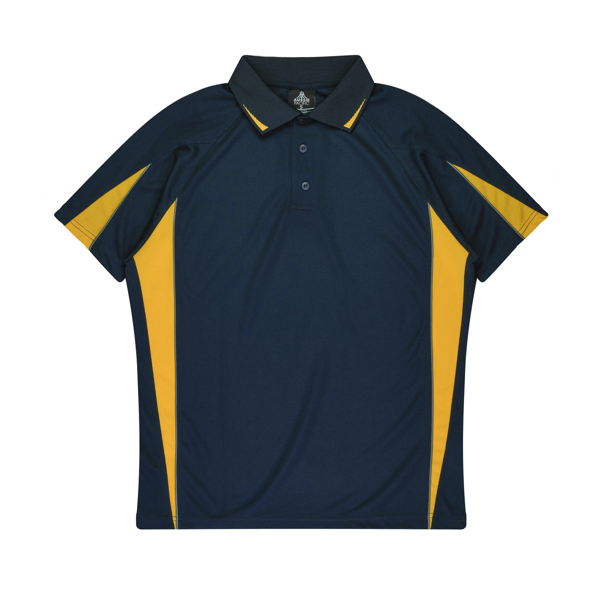 Aussie Pacific Eureka Kids Polo 3304 in Navy/Gold
