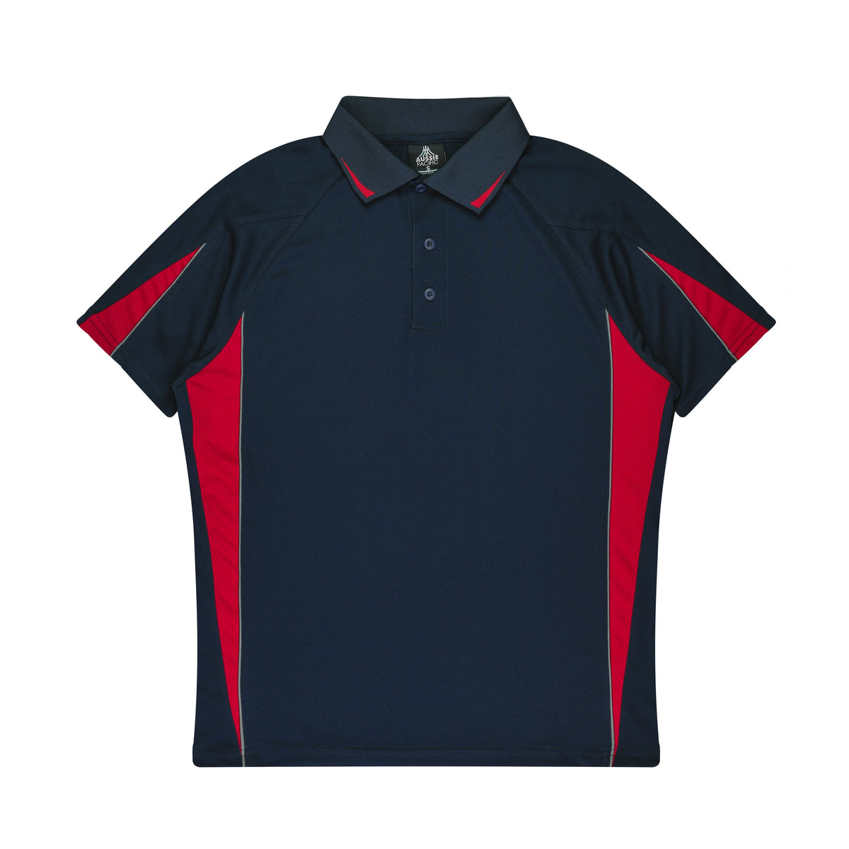 Aussie Pacific Eureka Kids Polo 3304 in Navy/Red