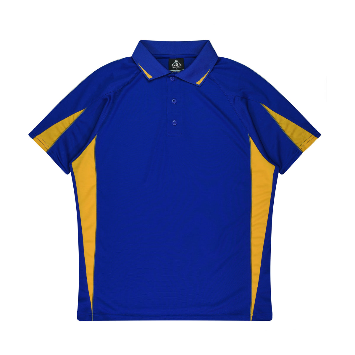 Aussie Pacific Eureka Kids Polo 3304 in Royal/Gold