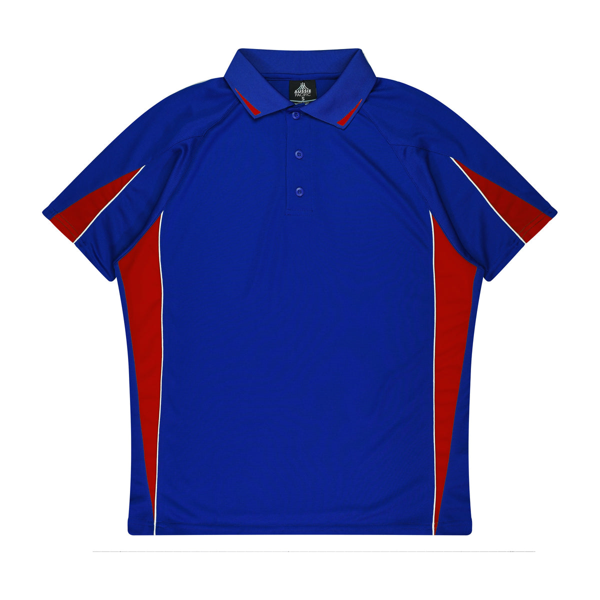 Aussie Pacific Eureka Kids Polo 3304 in Royal/Red