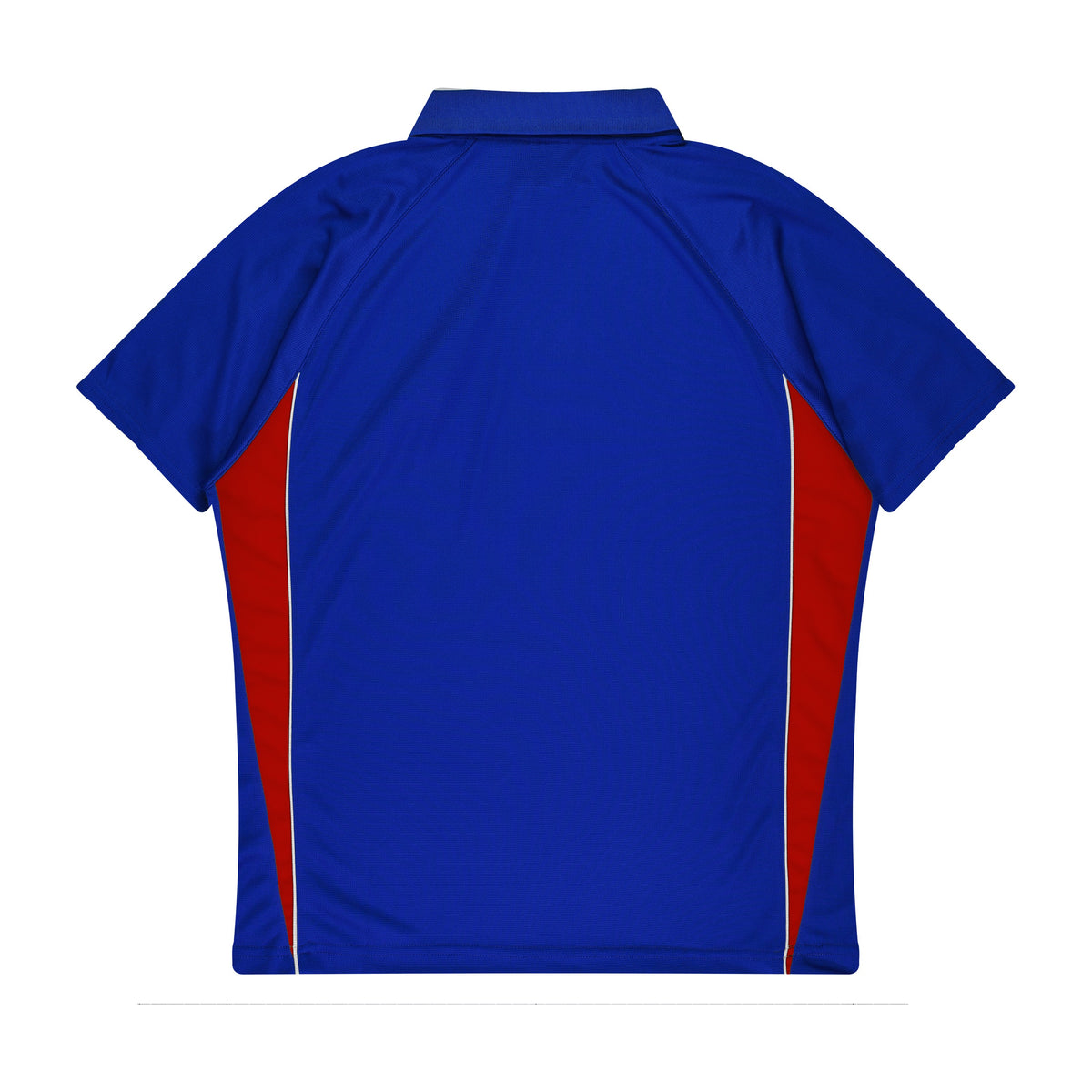 Aussie Pacific Eureka Kids Polo 3304 in Royal/Red, back view
