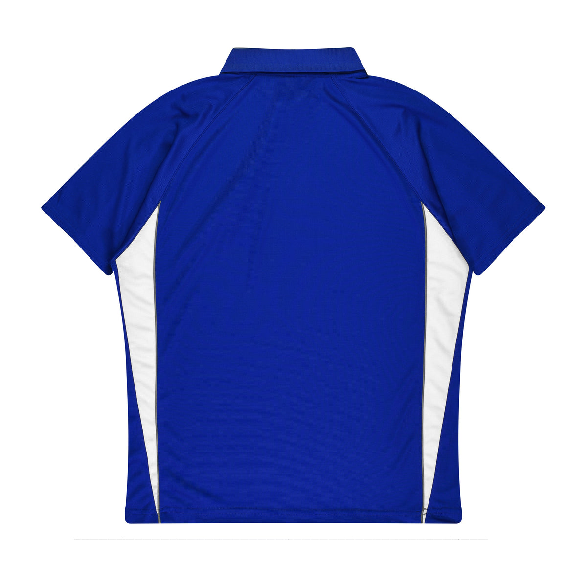 Aussie Pacific Eureka Kids Polo 3304 in Royal/White, back view