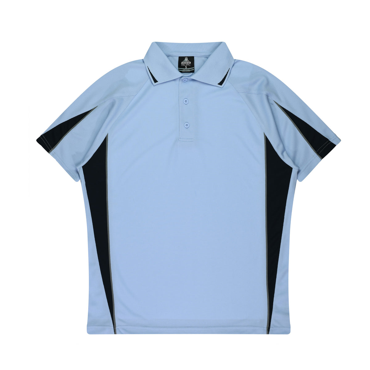 Aussie Pacific Eureka Kids Polo 3304 in Sky/Navy