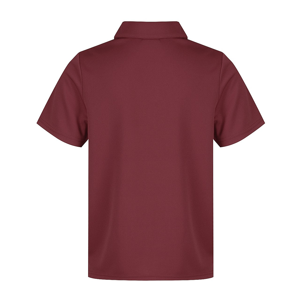 Aussie Pacific Botany Kids Polo 3307 in Maroon, back view