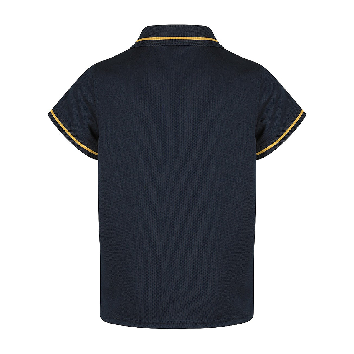 Aussie Pacific Cottesloe Kids Polo 3319 in Navy/Gold, back view