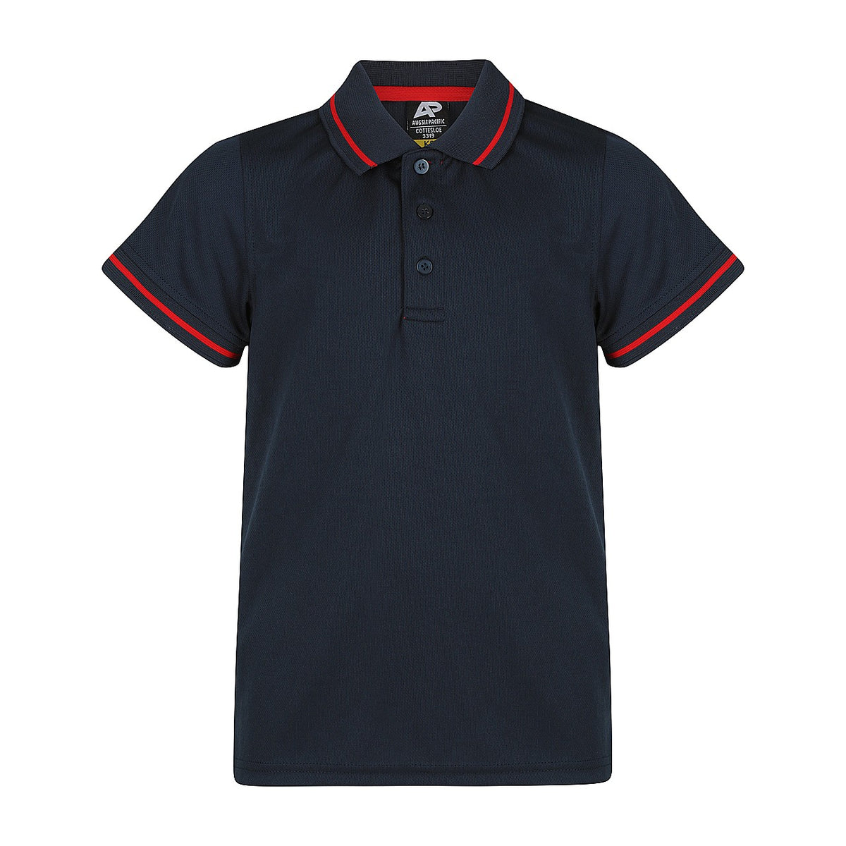 Aussie Pacific Cottesloe Kids Polo 3319 in Navy/Red