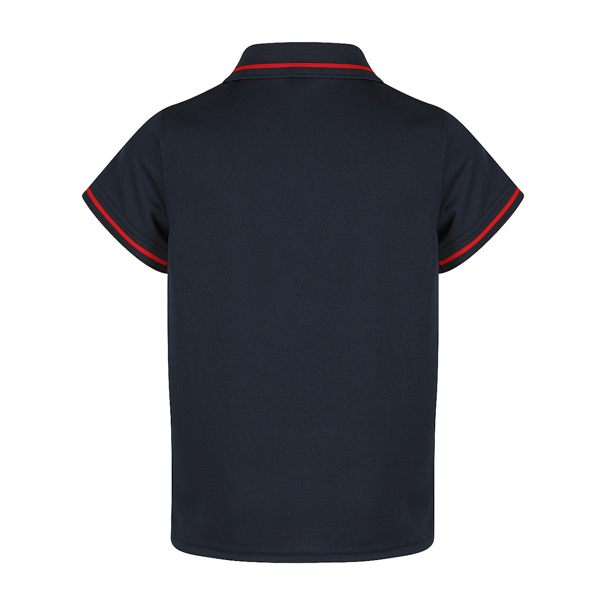 Aussie Pacific Cottesloe Kids Polo 3319 in Navy/Red, back view