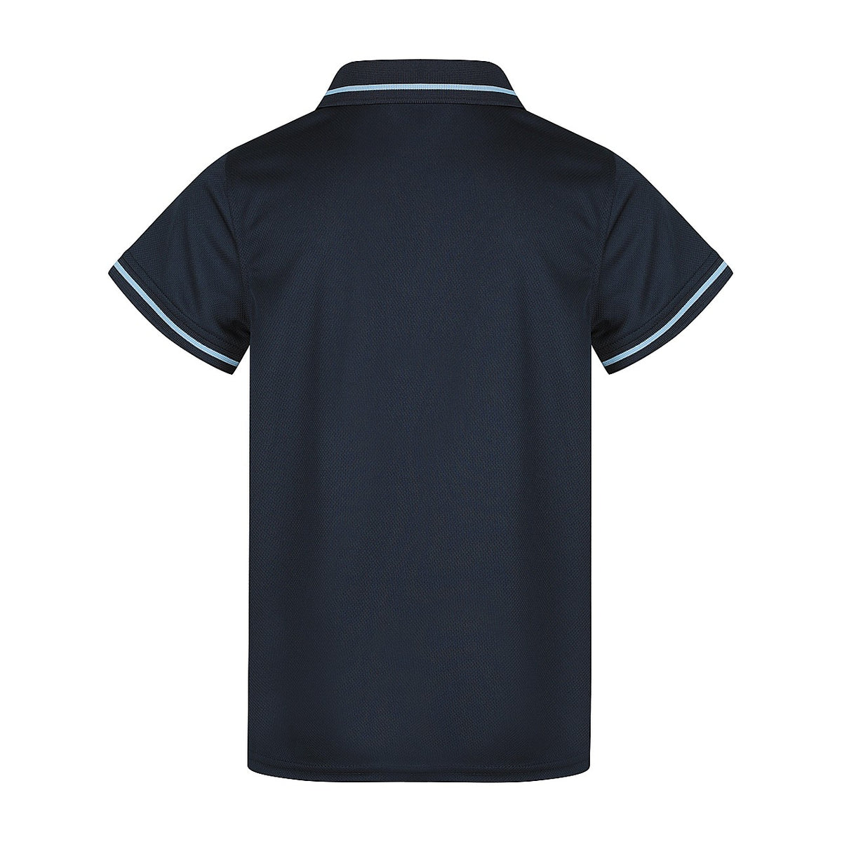 Aussie Pacific Cottesloe Kids Polo 3319 in Navy/Sky, back view
