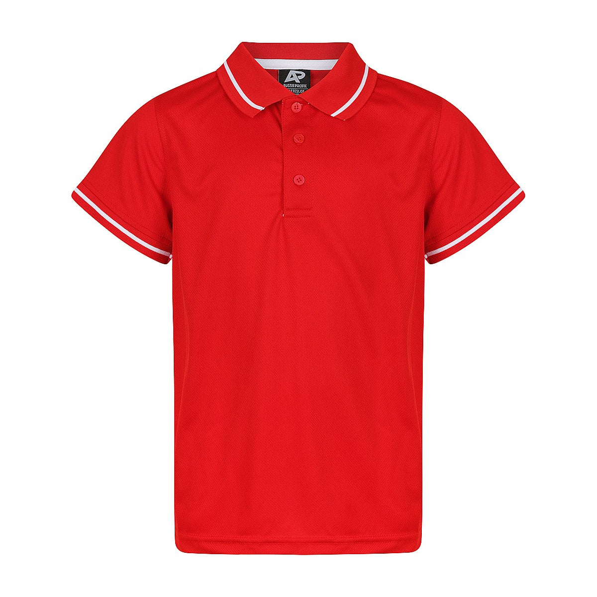 Aussie Pacific Cottesloe Kids Polo 3319 in Red/White