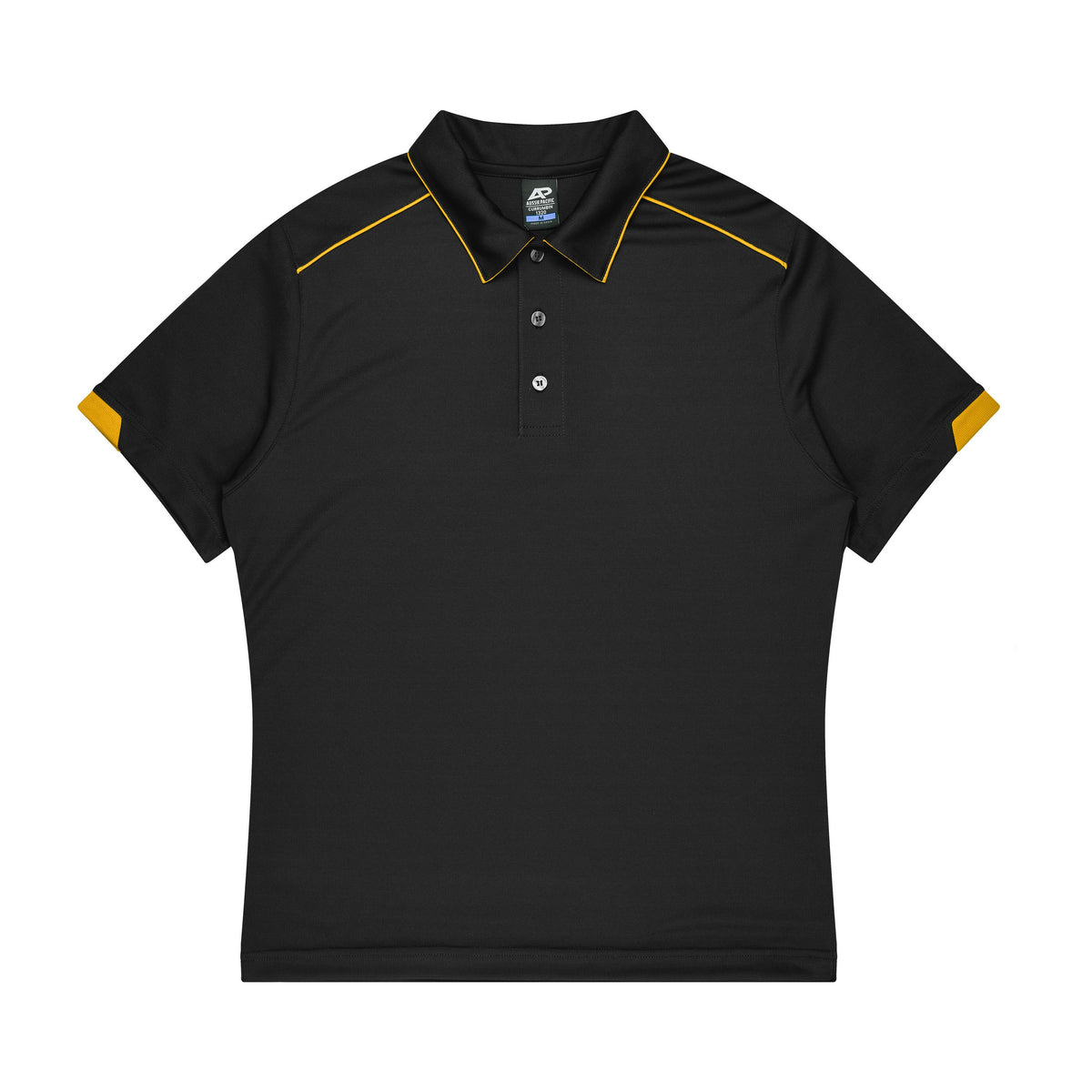 Aussie Pacific Currumbin Kids Polo 3320 in Black/Gold